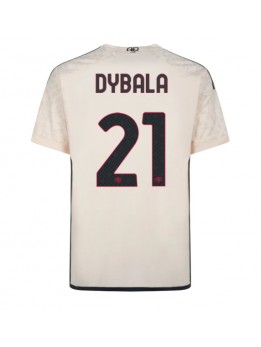 AS Roma Paulo Dybala #21 Gostujuci Dres 2023-24 Kratak Rukavima